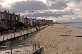 a photo from the Joppa end looking along the prom